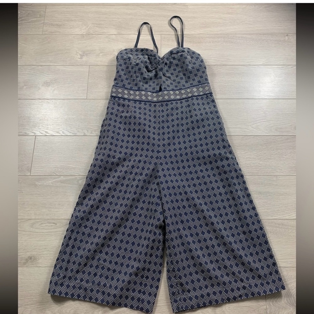 Anthropologie ELEVENSES Remy Wide Leg Crop Jumpsuit